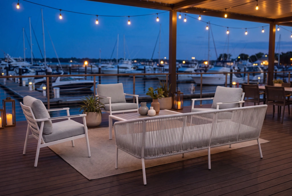 Captiva 3-Seat Sofa With Rope setting