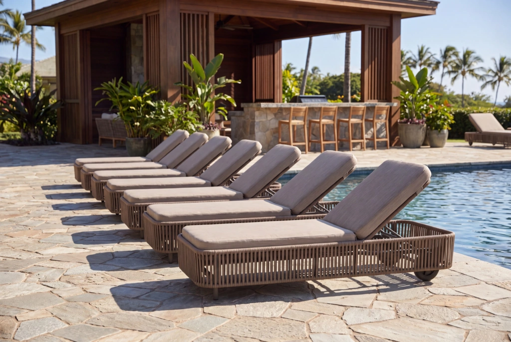 Captiva Sunlounger setting