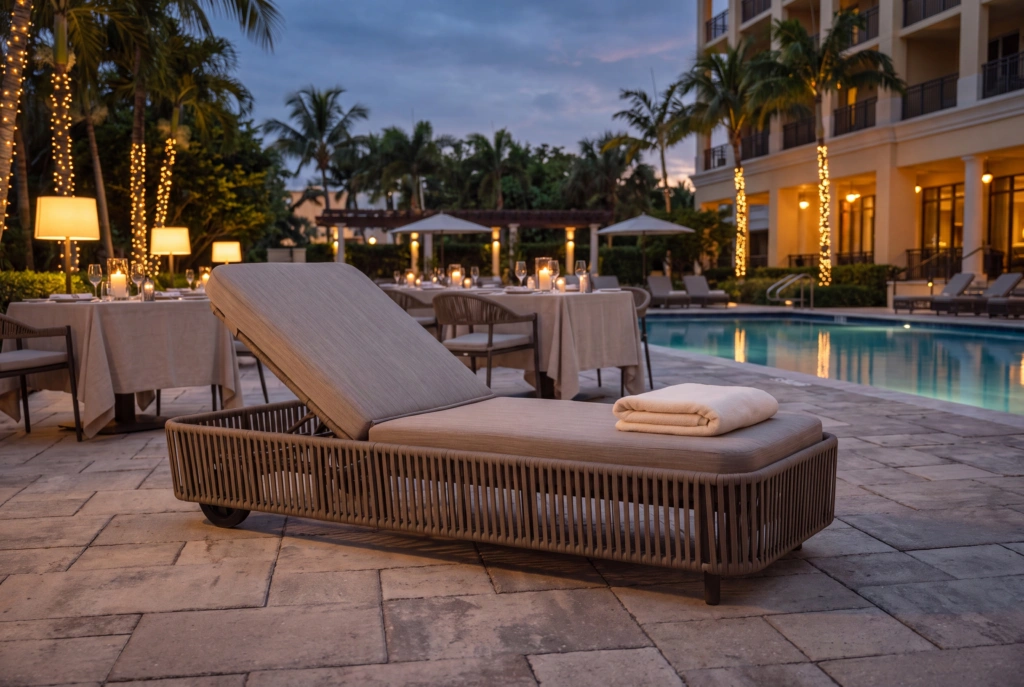 Captiva Sunlounger setting