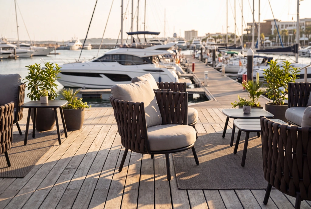 Cayman Lounge Armchair setting
