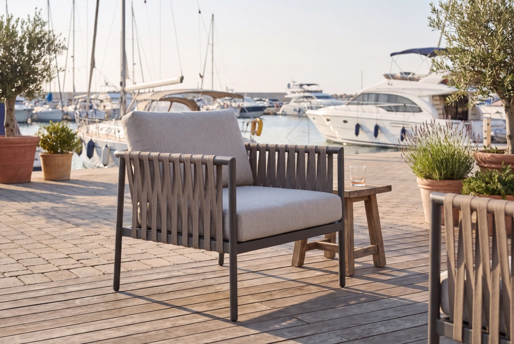 Cayman Lounge Armchair setting