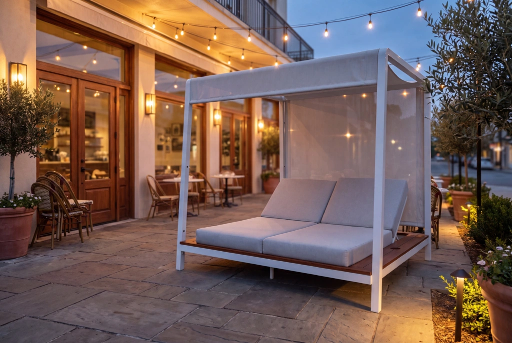 Gulf Cabana With Adjustable Shade setting