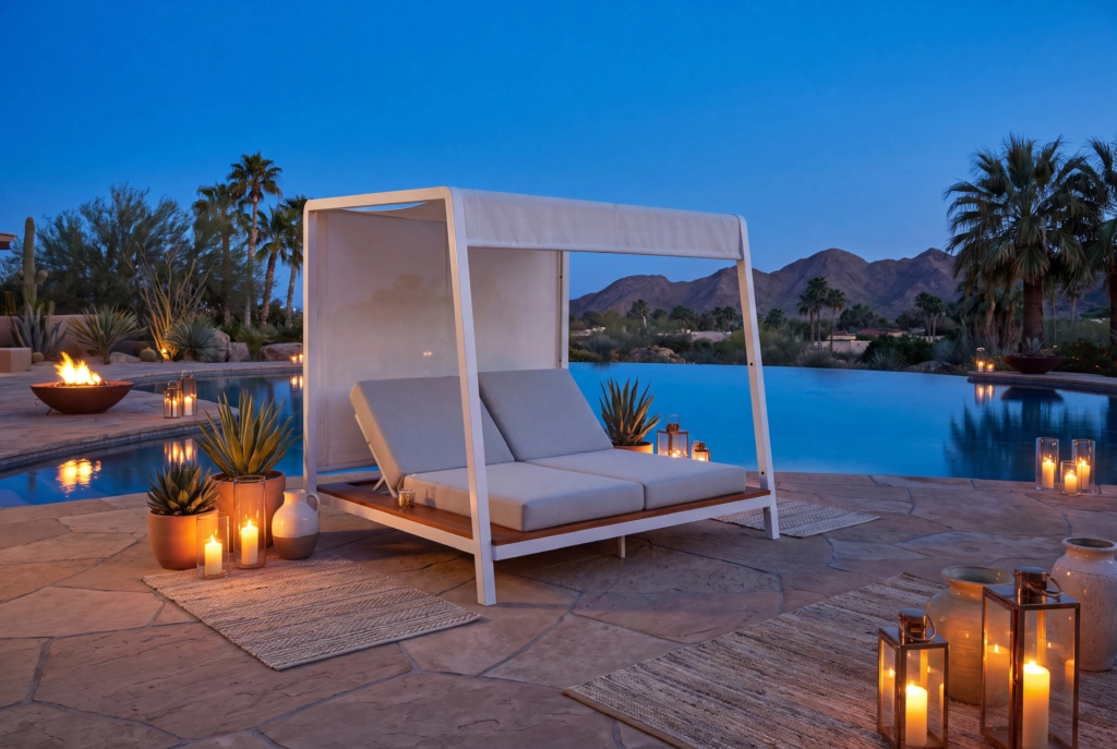Gulf Cabana With Adjustable Shade setting