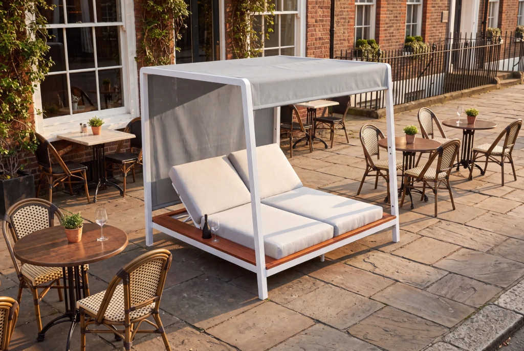 Gulf Cabana With Adjustable Shade setting