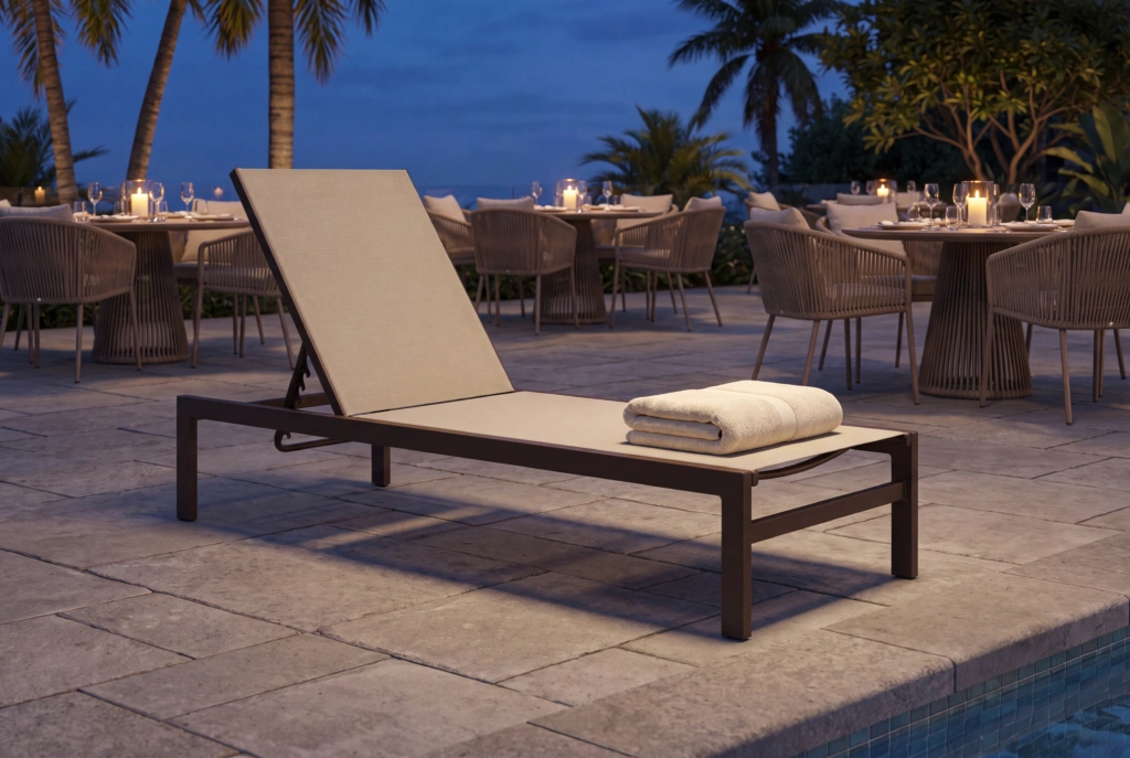 Jupiter Sunlounger A setting
