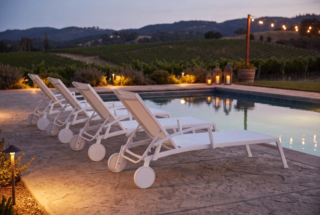 Jupiter Sunlounger A+W setting