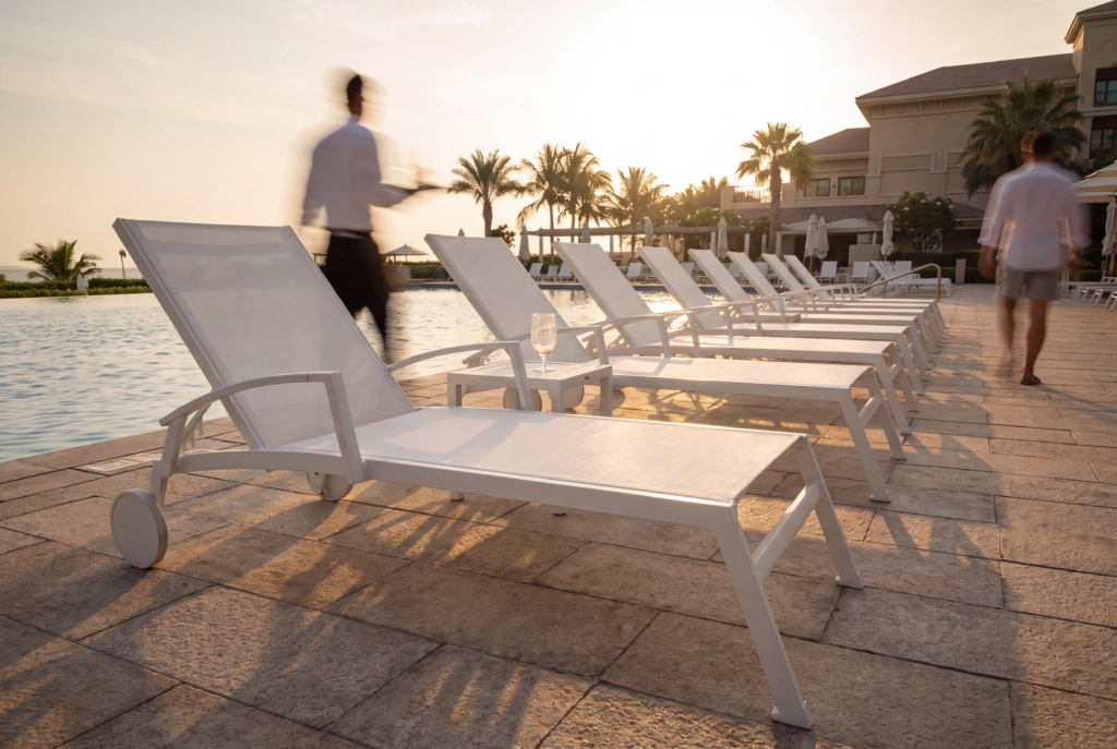 Jupiter Sunlounger A+W setting