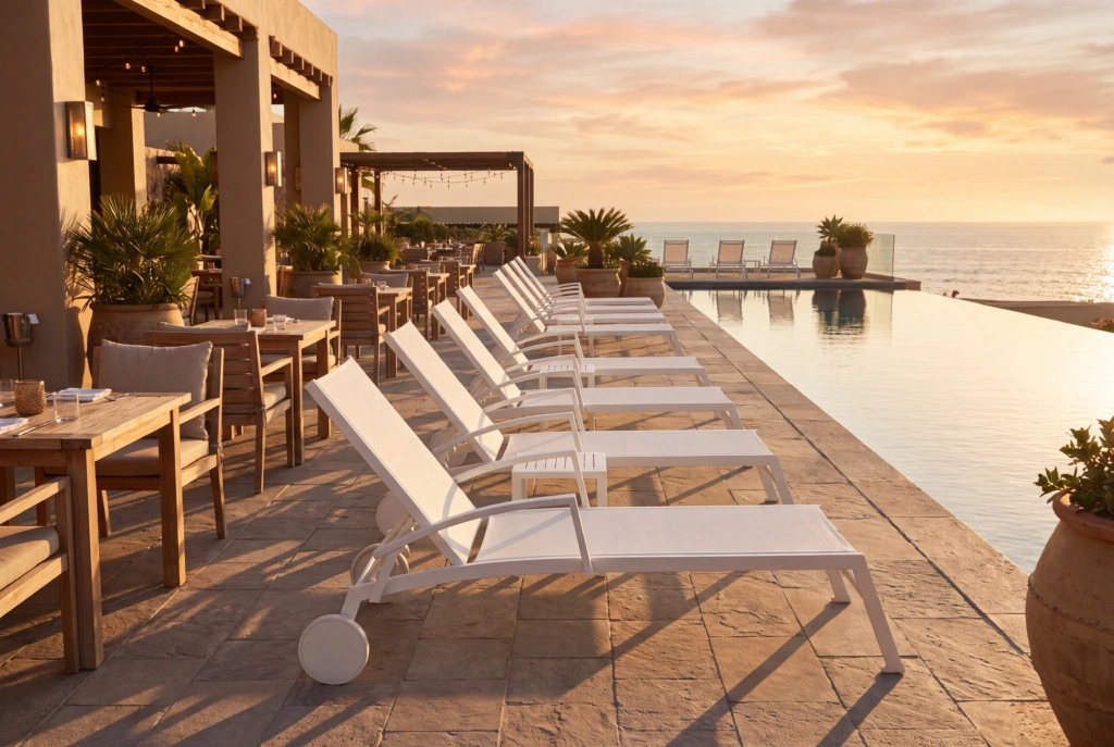 Jupiter Sunlounger A+W setting
