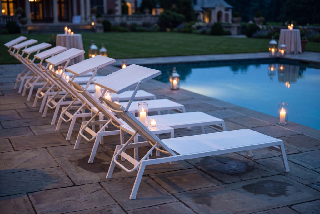Jupiter Sunlounger With Shade setting