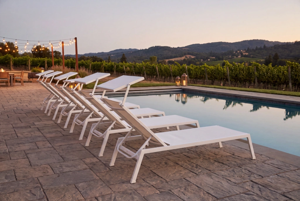Jupiter Sunlounger With Shade setting