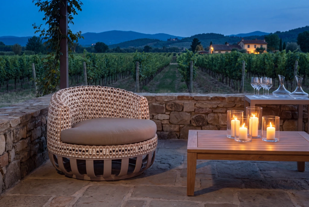 Mallorca Lounge Armchair Wic setting