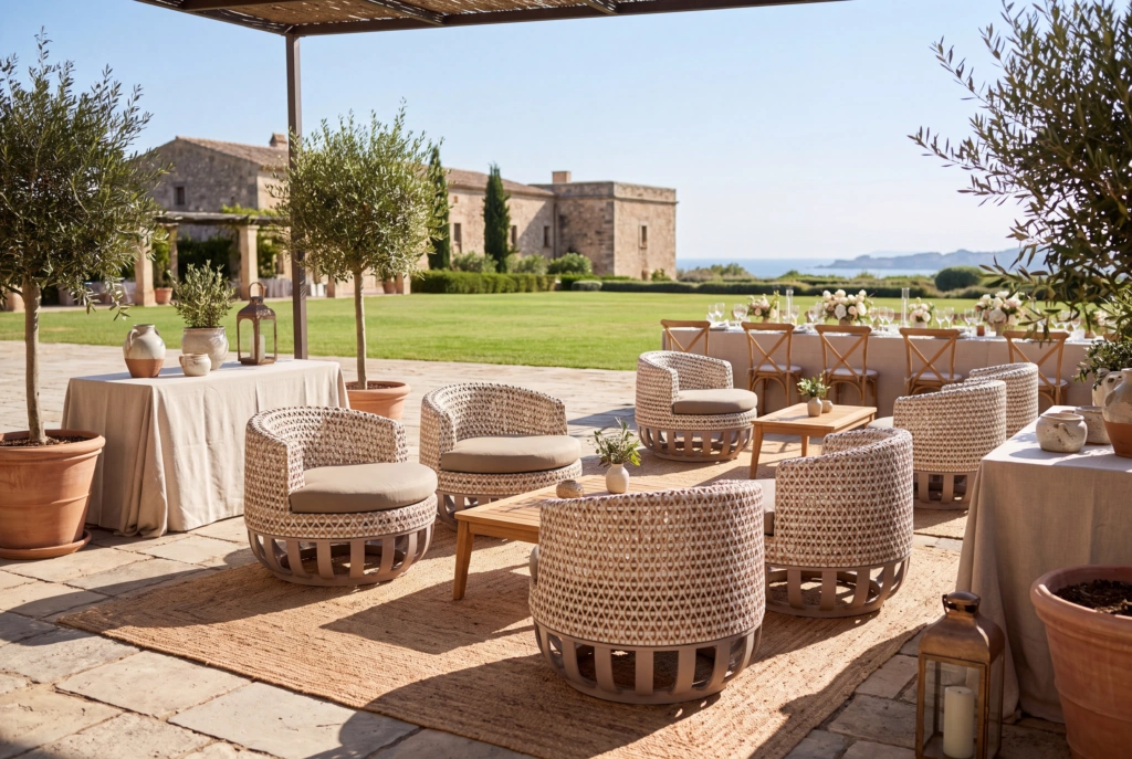 Mallorca Lounge Armchair Wic setting