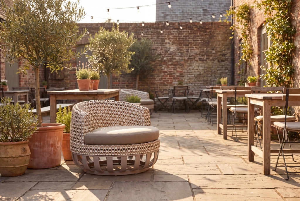 Mallorca Lounge Armchair Wic setting