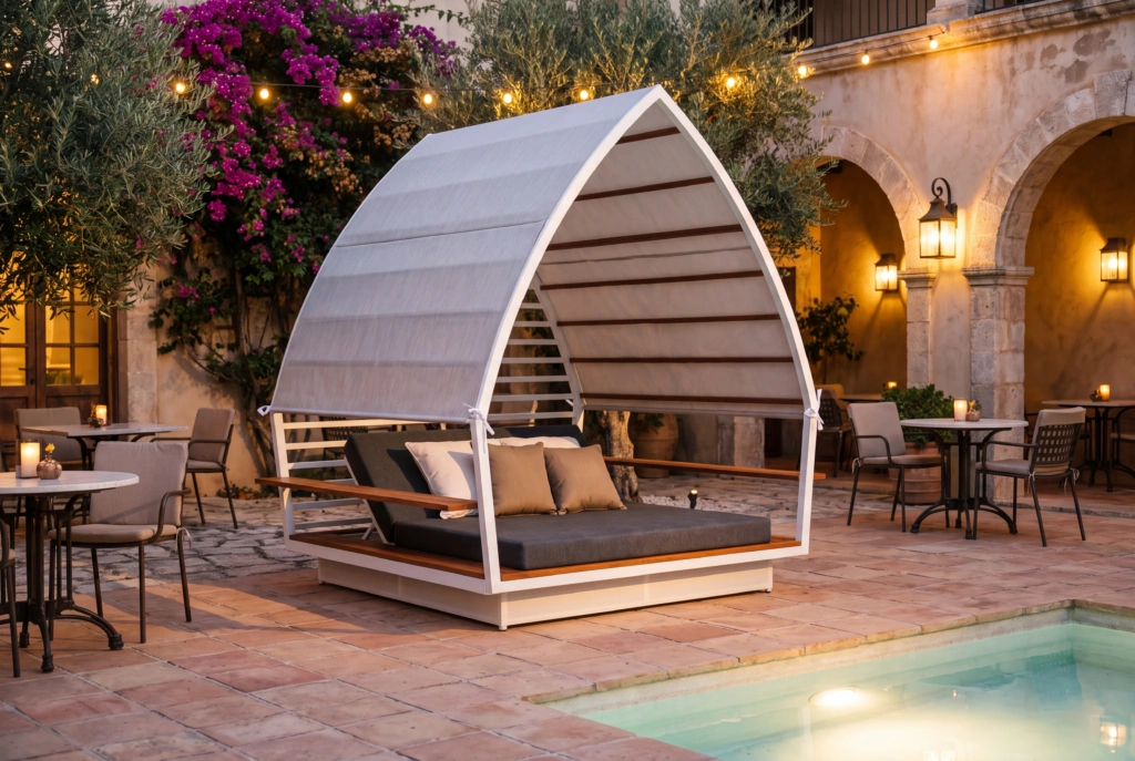Mediterranean Cabana setting