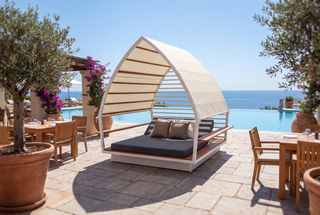 Mediterranean Cabana setting