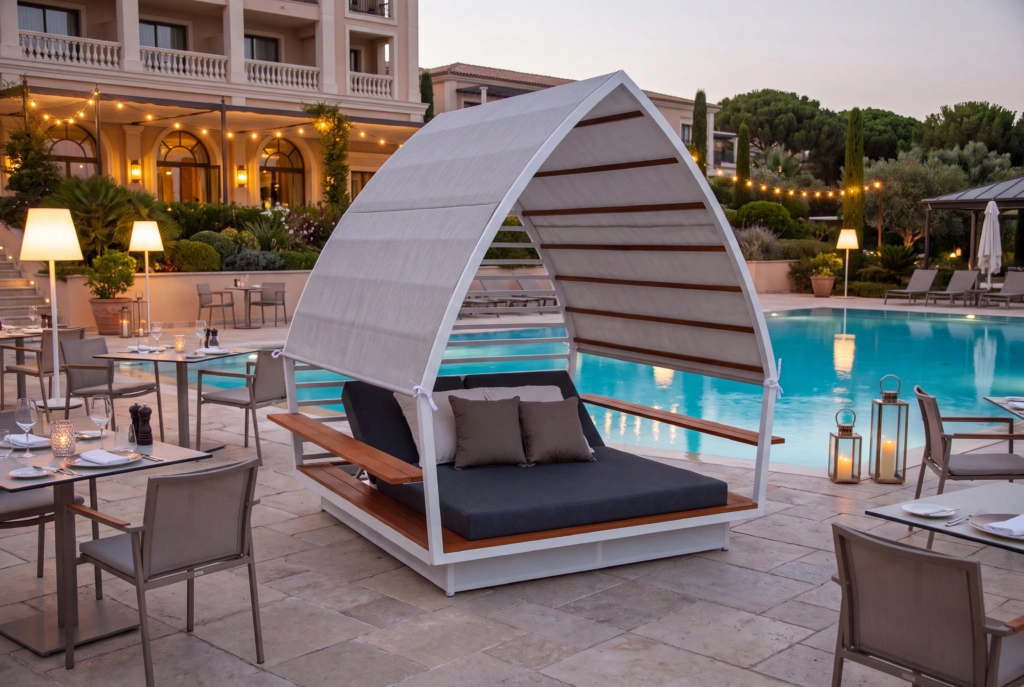 Mediterranean Cabana setting