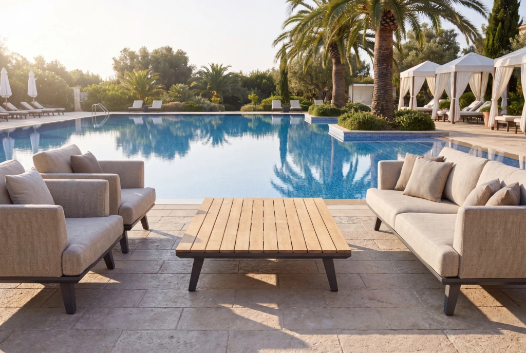 Mediterranean Coffee Table Rectangular setting