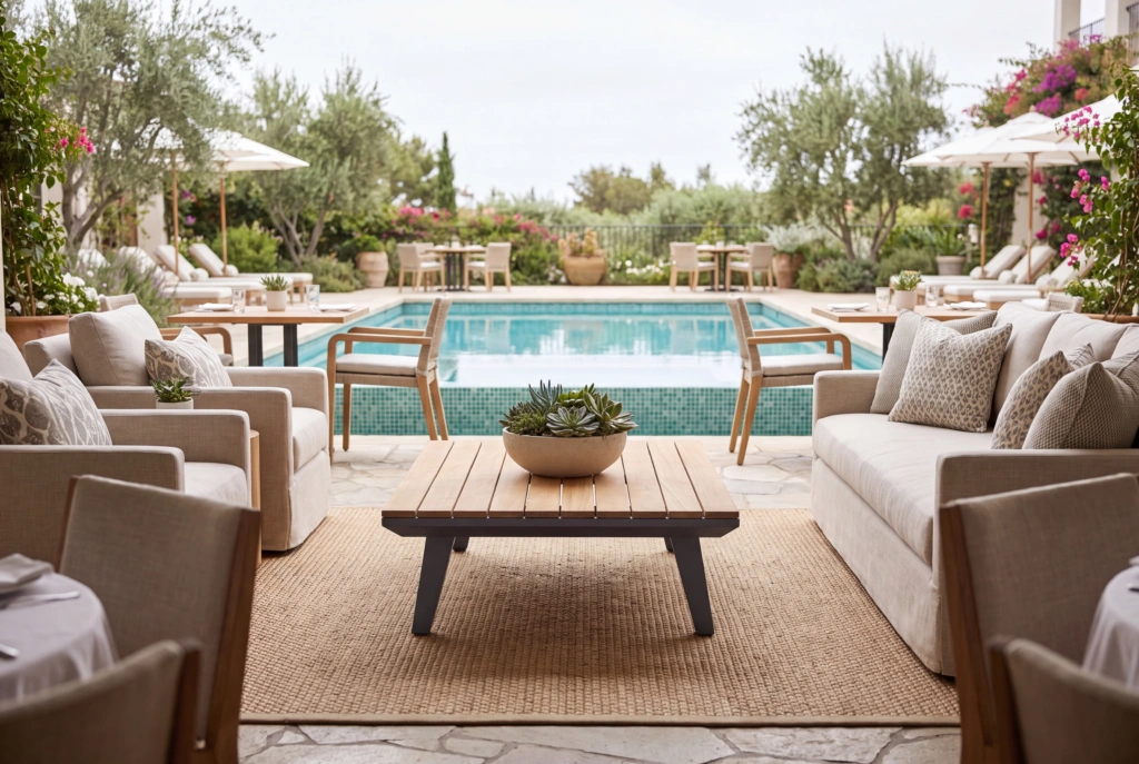 Mediterranean Coffee Table Rectangular setting