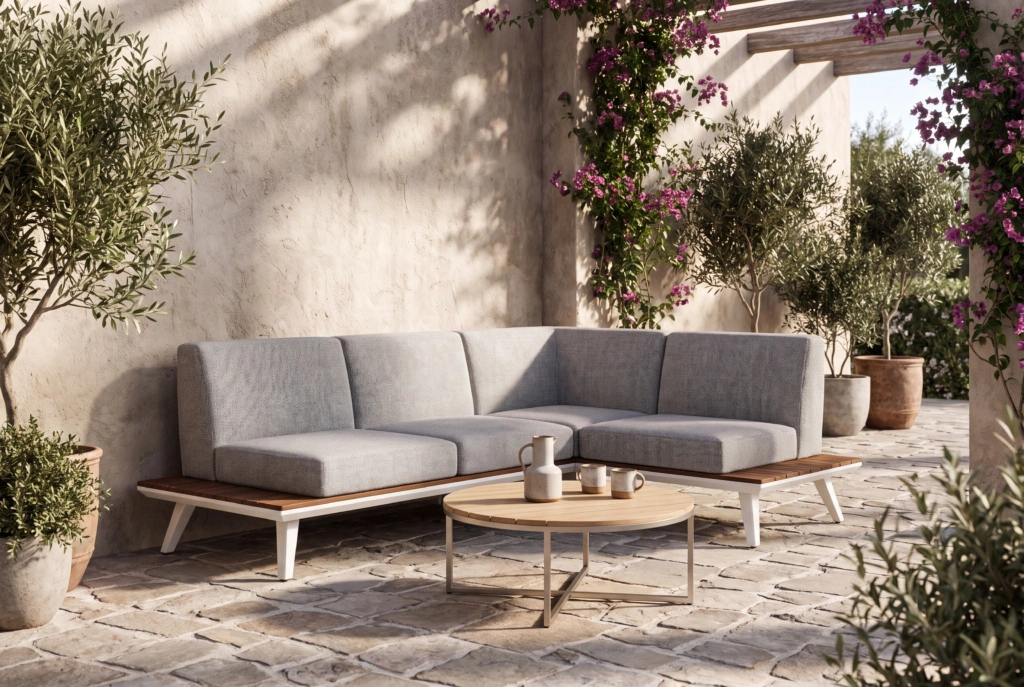Mediterranean Modular Corner setting