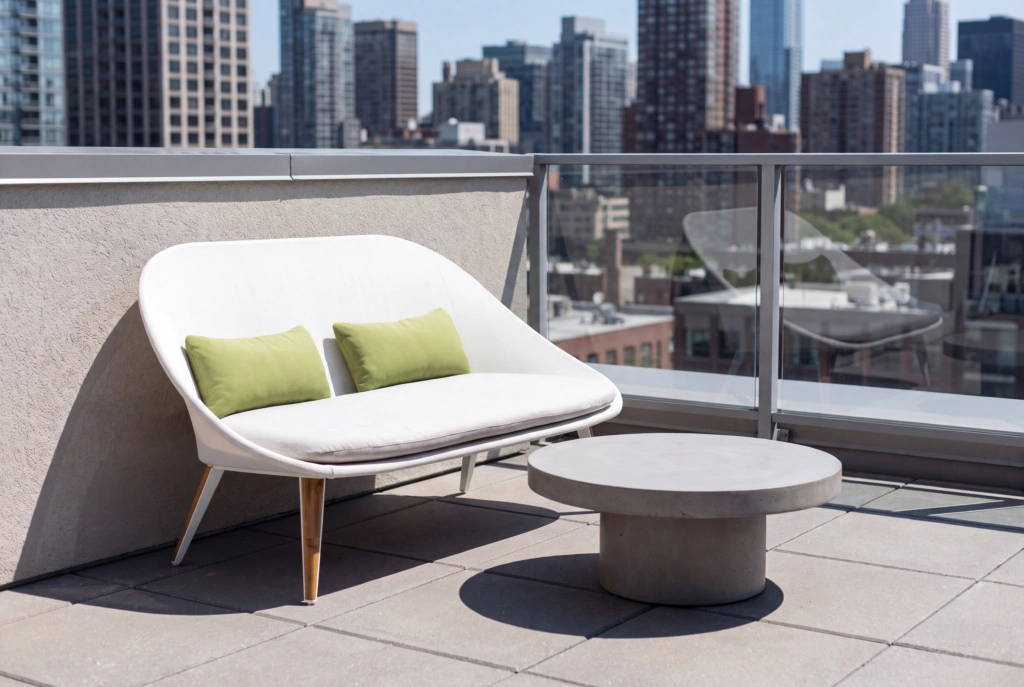 Monaco 2-Seat Sofa Tex setting