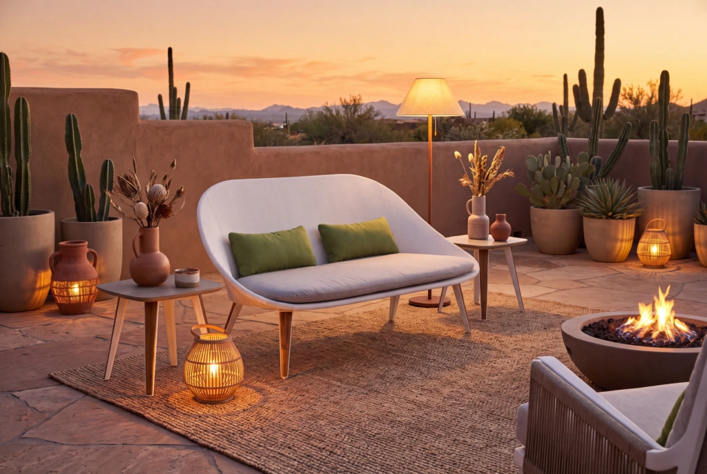 Monaco 2-Seat Sofa Tex setting