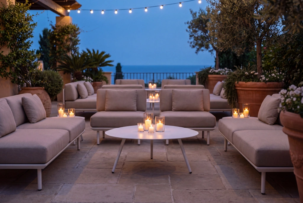 Monaco Coffee Table setting