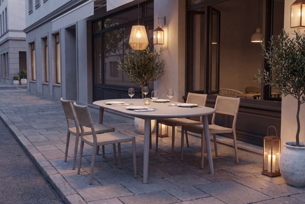 Monaco Dining Table setting