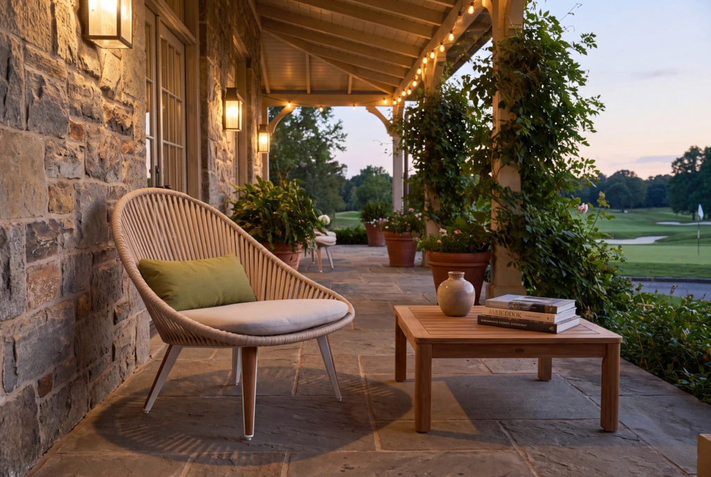 Monaco Lounge Armchair Strap setting