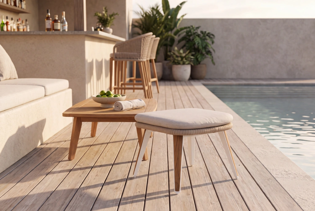 Monaco Lounge Footrest Strap setting