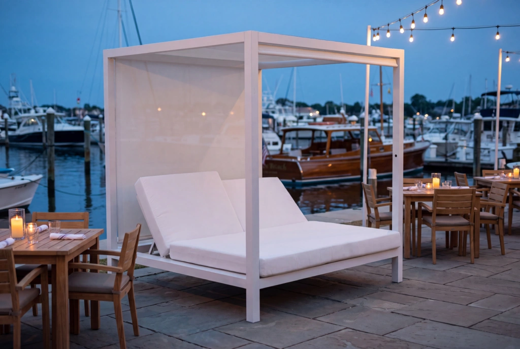 Palm Beach Cabana Adjustable Shade setting