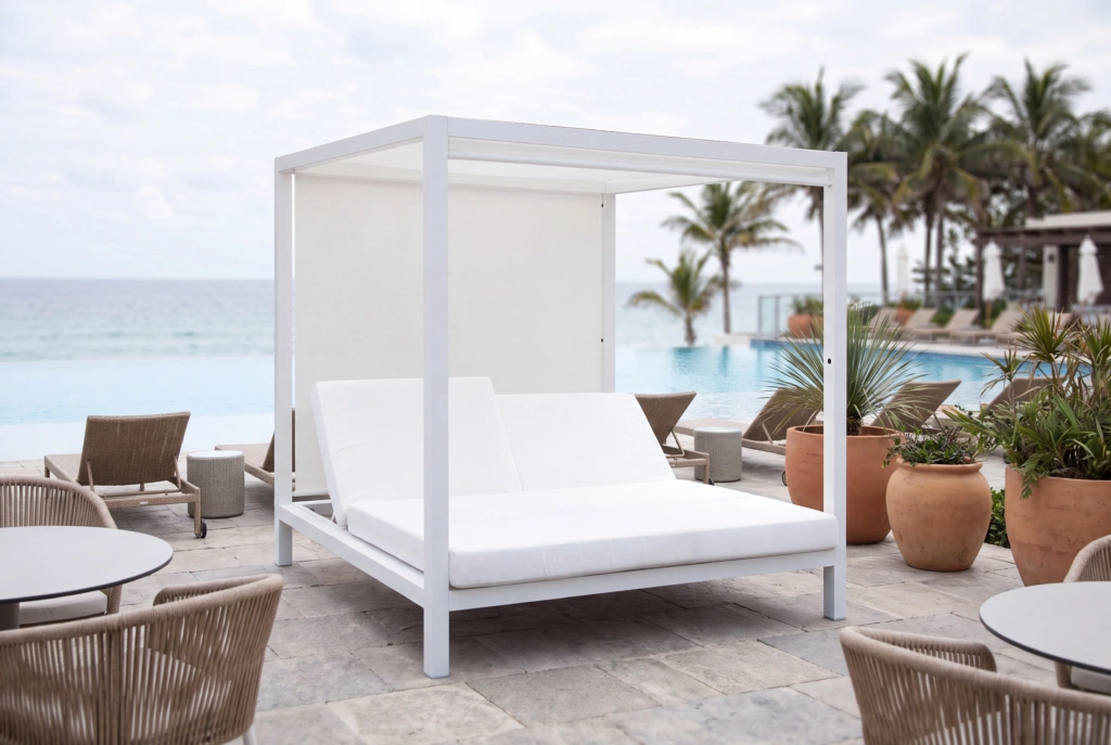 Palm Beach Cabana Adjustable Shade setting