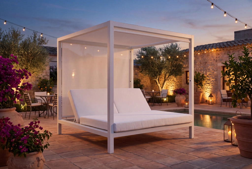 Palm Beach Cabana Adjustable Shade setting