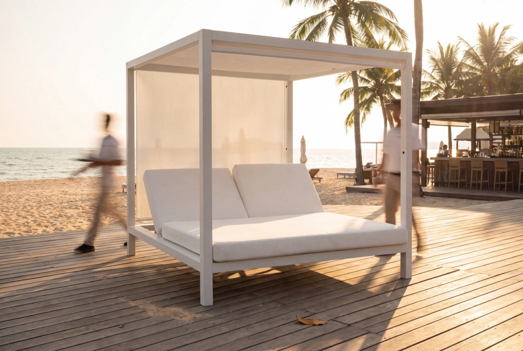 Palm Beach Cabana Adjustable Shade setting