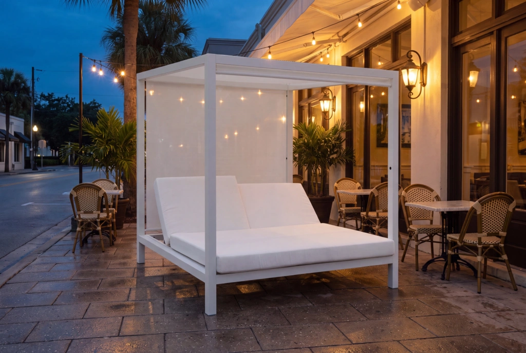 Palm Beach Cabana Adjustable Shade setting