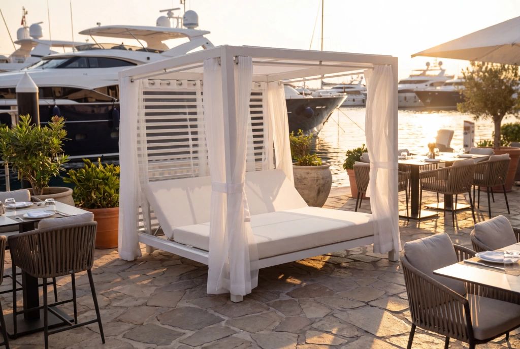 Palm Beach Cabana setting