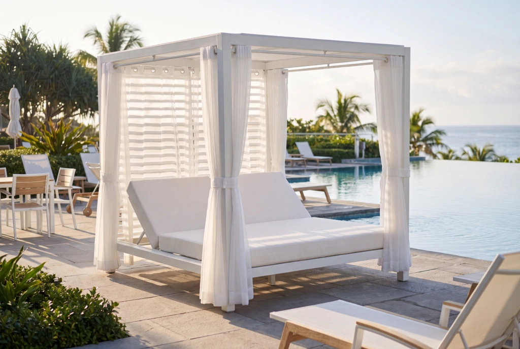 Palm Beach Cabana setting