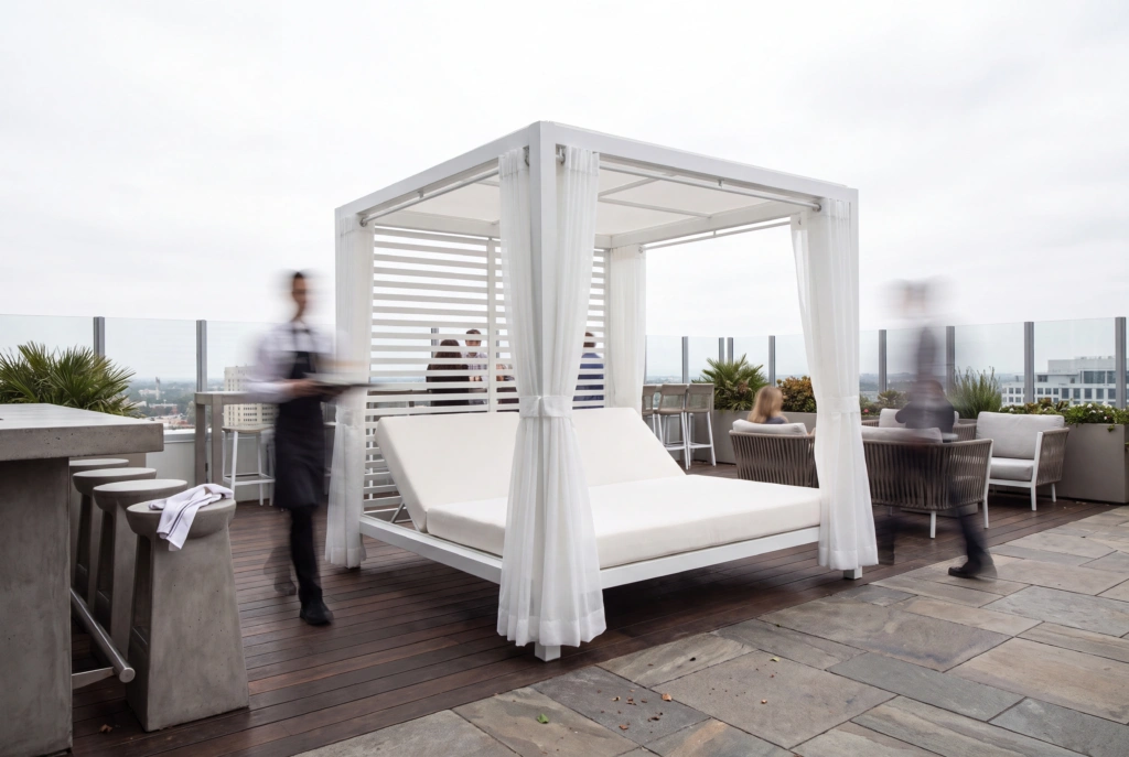 Palm Beach Cabana setting