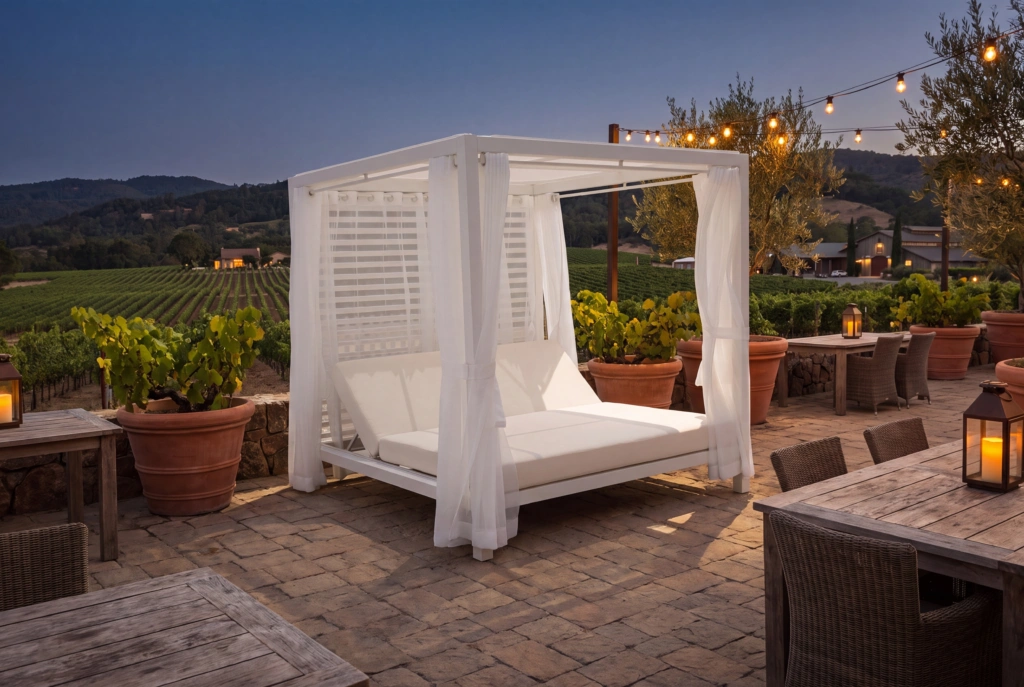 Palm Beach Cabana setting