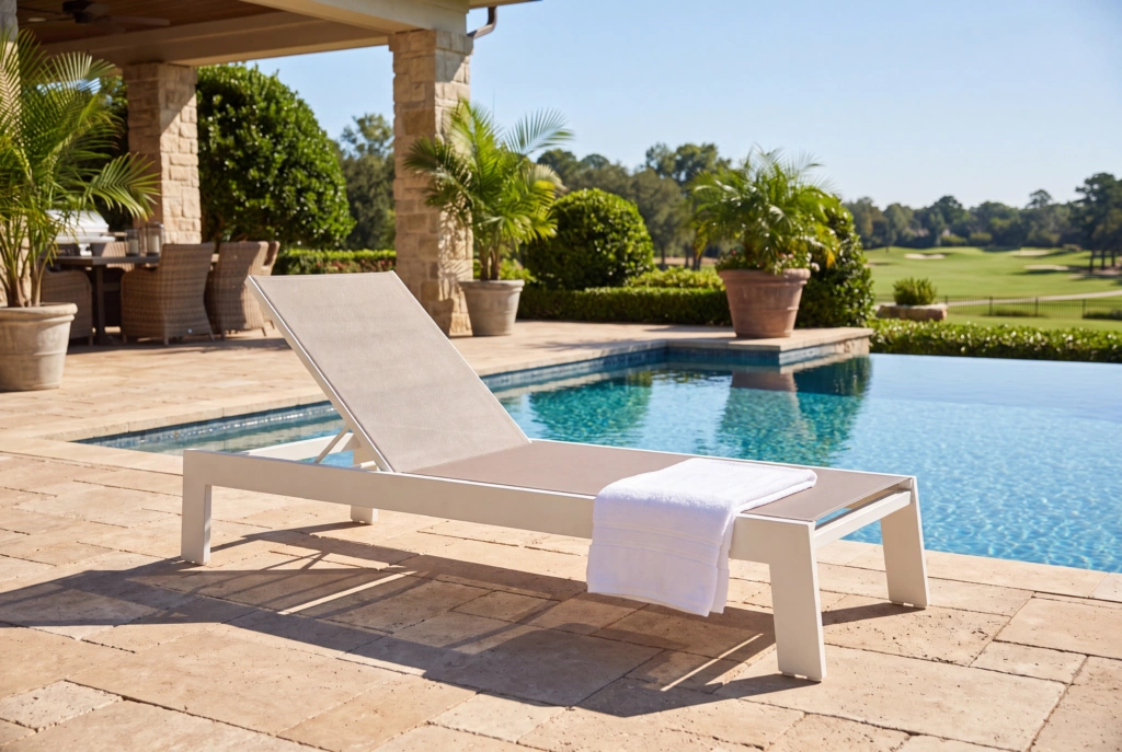 Palm Beach Sunlounger setting