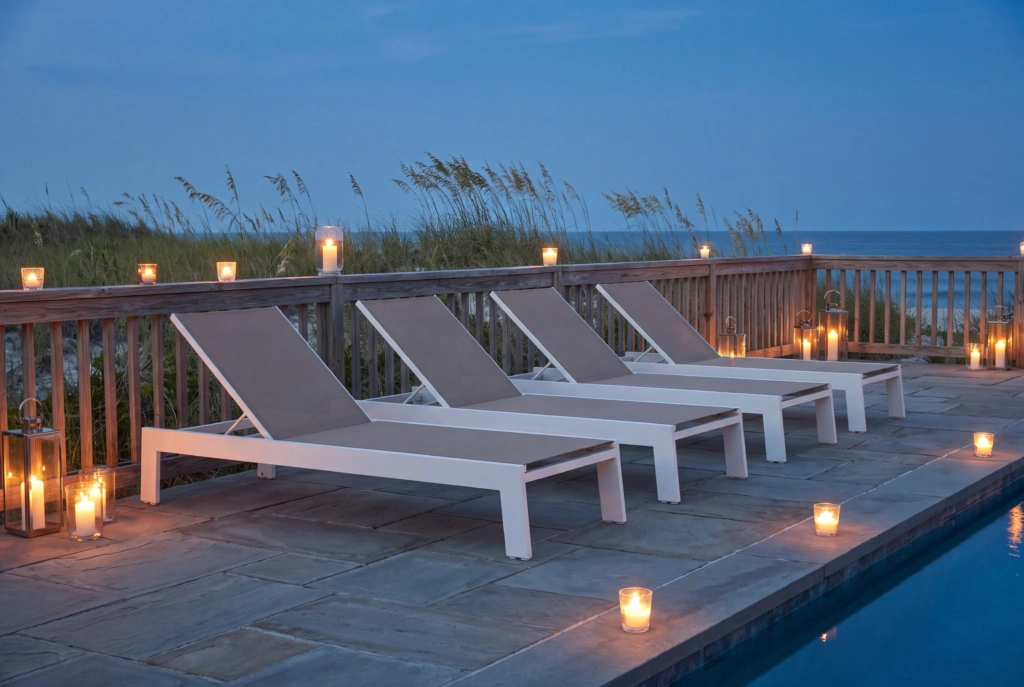 Palm Beach Sunlounger setting