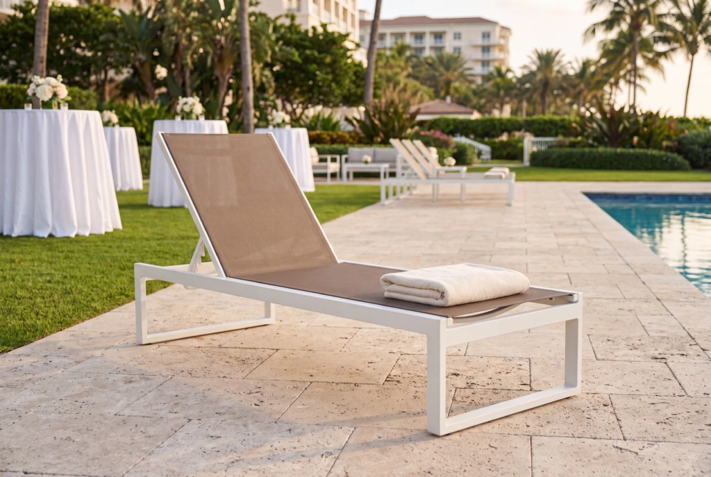 Palm Beach Sunlounger Sled setting