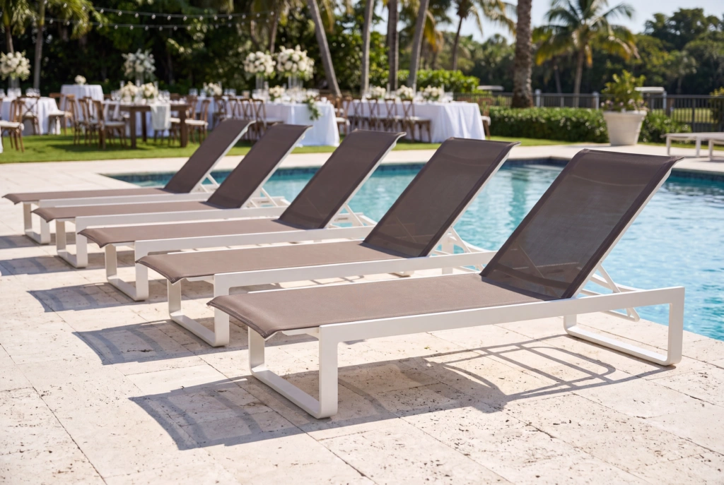 Palm Beach Sunlounger Sled setting