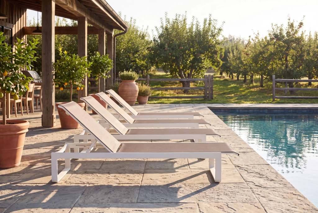 Palm Beach Sunlounger Sled setting