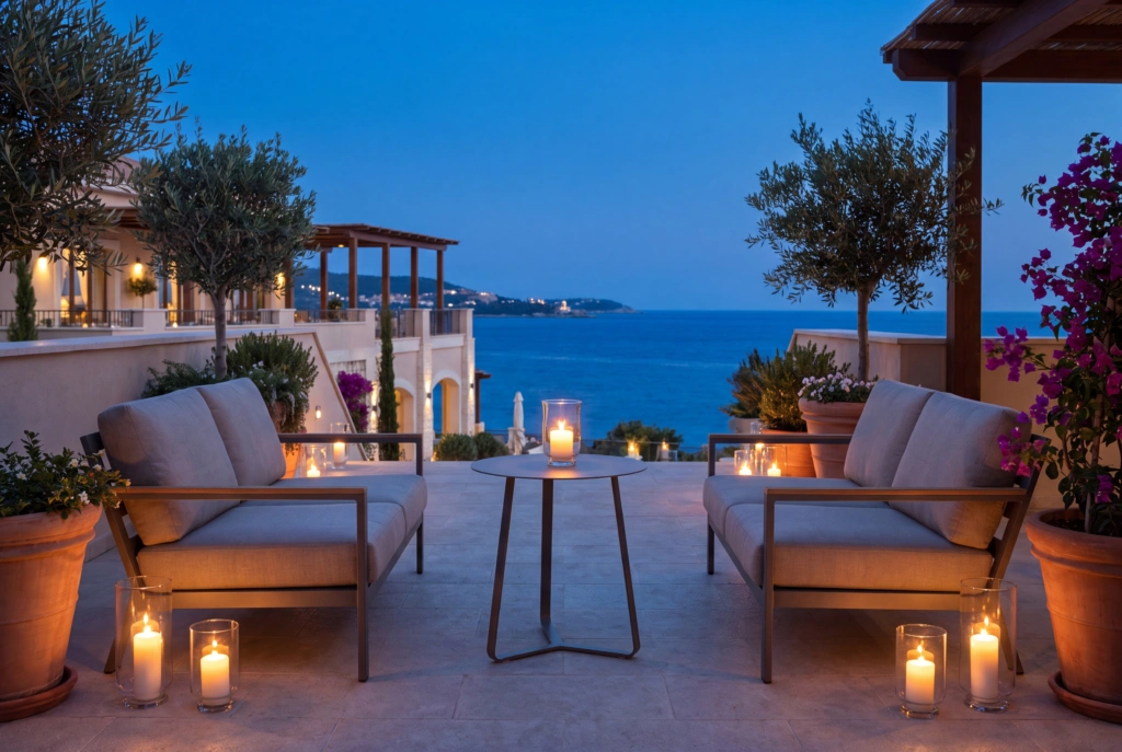Monaco End Table setting