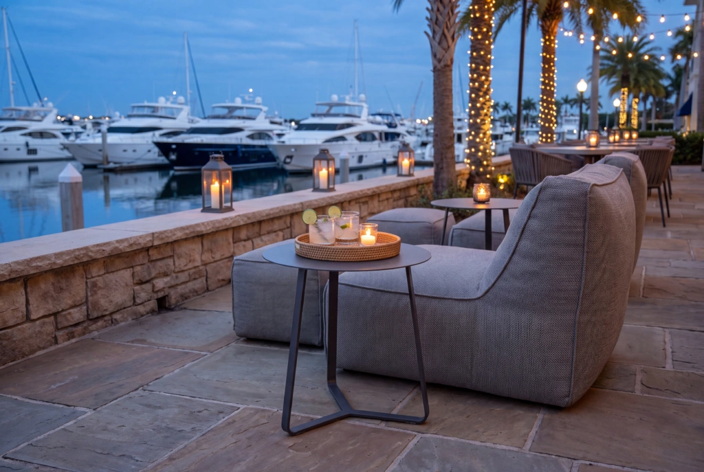Monaco End Table setting