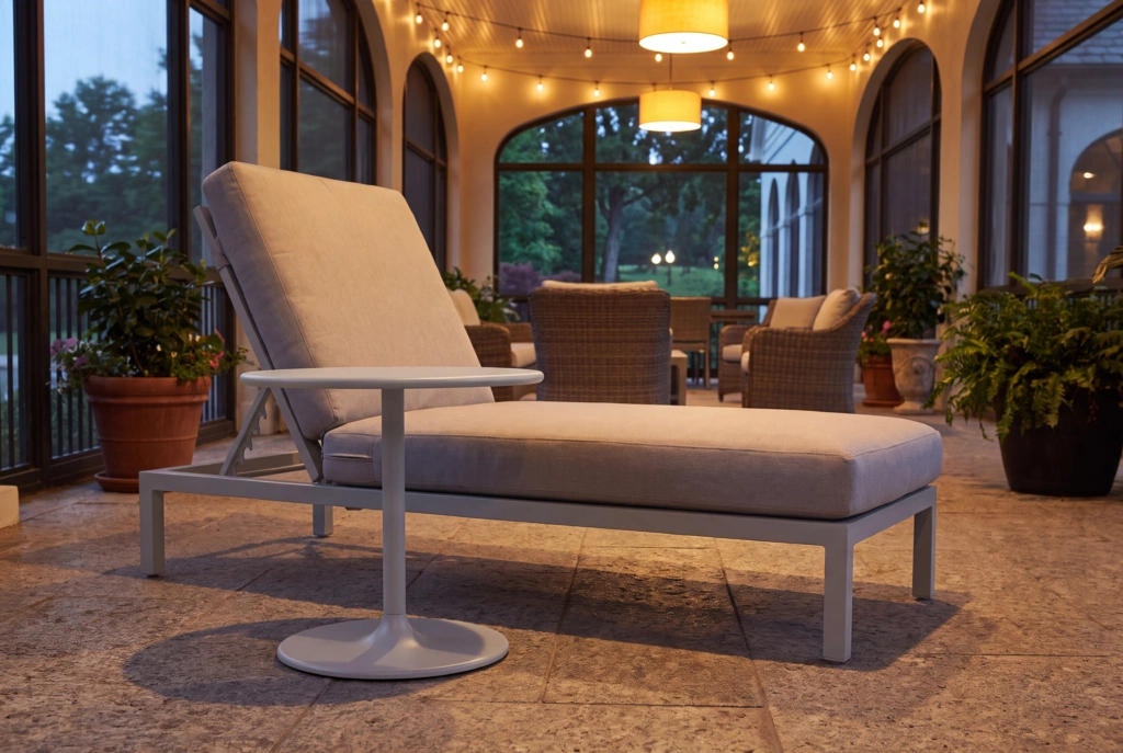 Vienna Side Table Trumpet Base setting