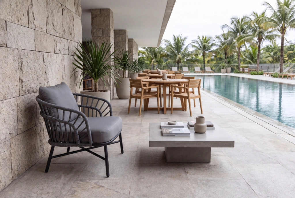 Nest Lounge Armchair setting