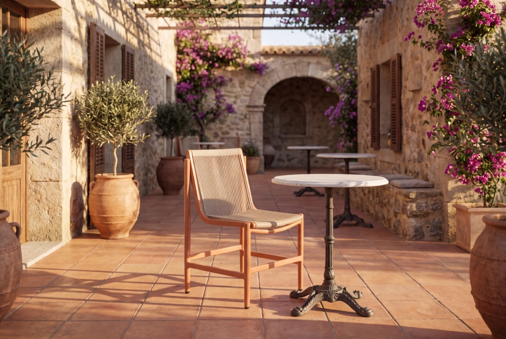 String S Dining Chair setting
