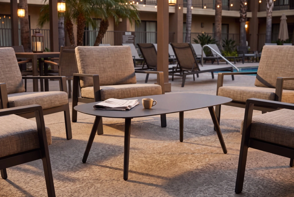 Cayman Coffee Table setting