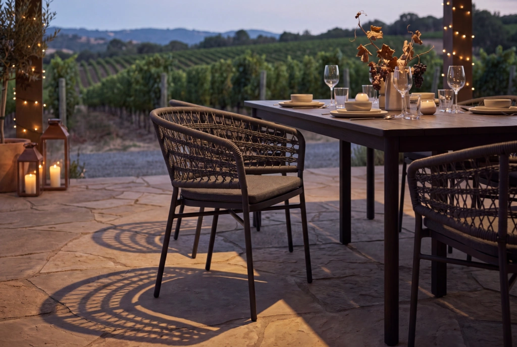 Ibiza Dining Armchair setting